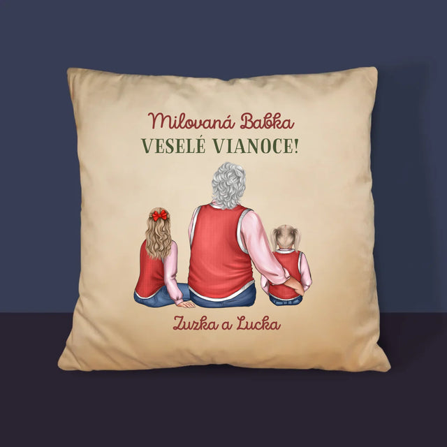 Tvorenie Postavy: Babka Veselé Vianoce - Vankúš 
