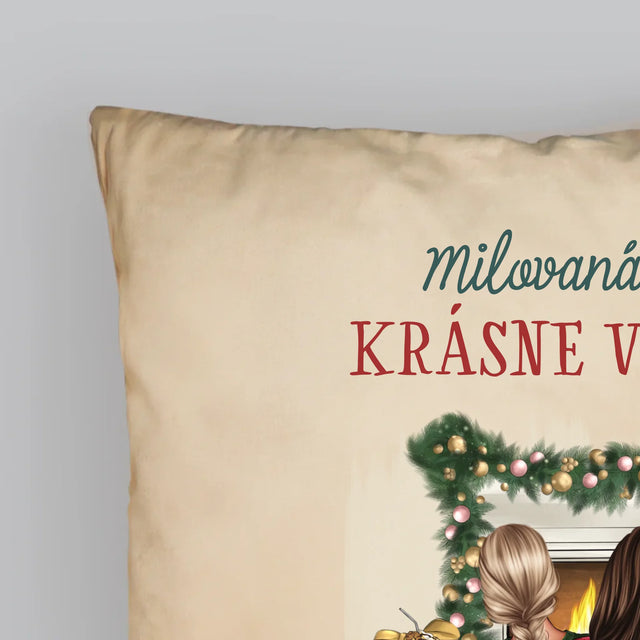 Tvorenie Postavy: Vianočné Kamarátky - Vankúš 