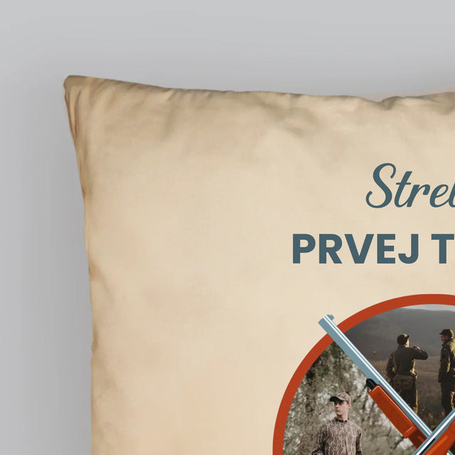 Fotokoláž: Strelec Prvej Triedy - Vankúš 