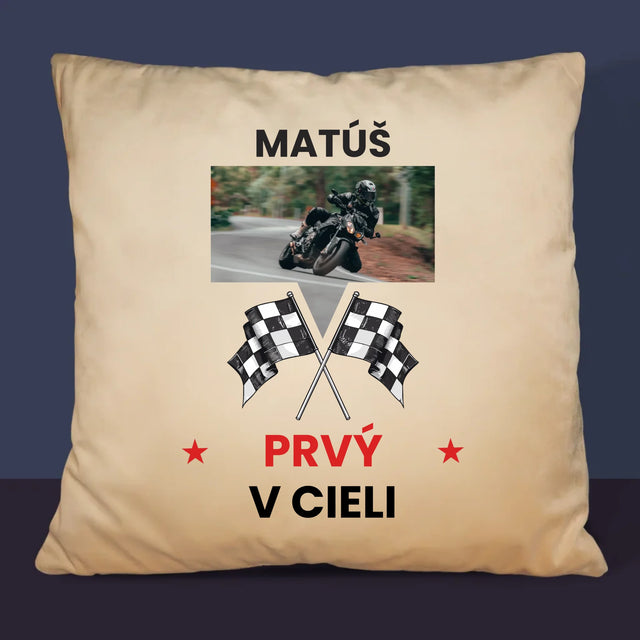 Fotografia A Podpis: Prvý V Cieli - Vankúš 