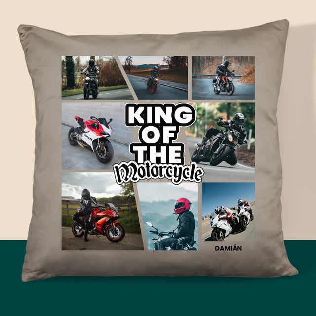 Fotokoláž: King Of The Motorcycle - Vankúš 