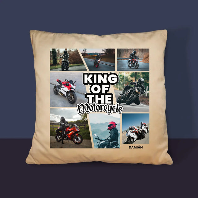 Fotokoláž: King Of The Motorcycle - Vankúš 