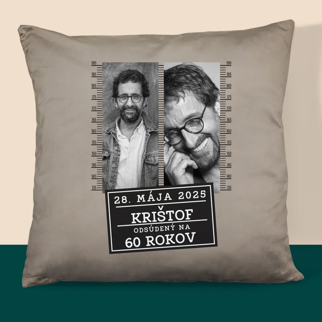 Fotokoláž: Odsúdený Na 60 Rokov - Vankúš 