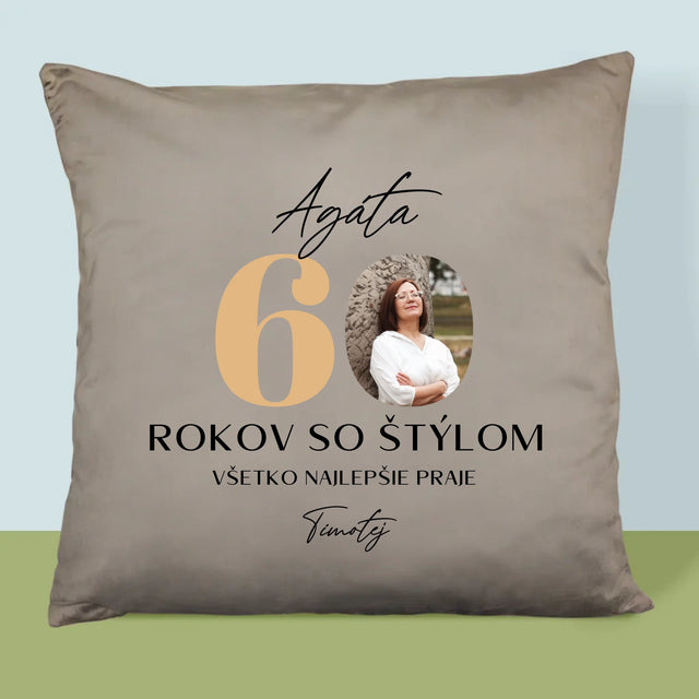 Fotografia A Podpis: 60 Rokov So Štýlom - Vankúš 