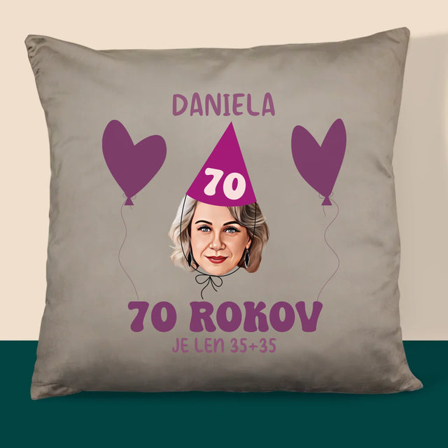 Tvoja Postava: Narodeninový Portrét - Vankúš 