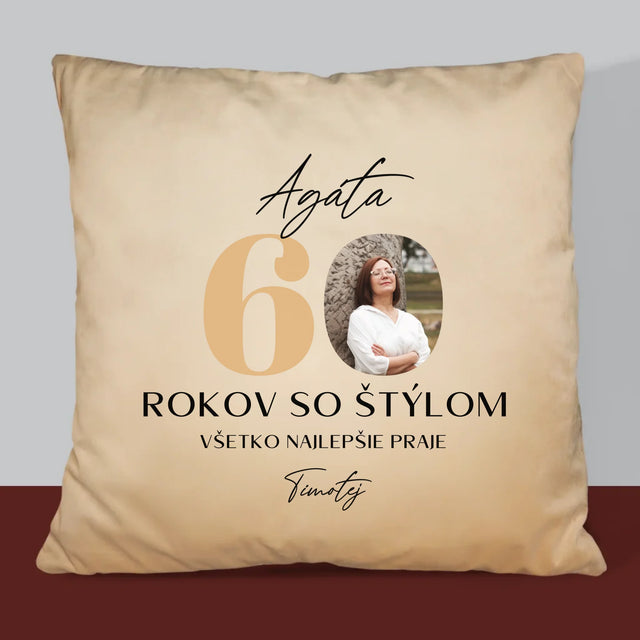 Fotografia A Podpis: 60 Rokov So Štýlom - Vankúš 