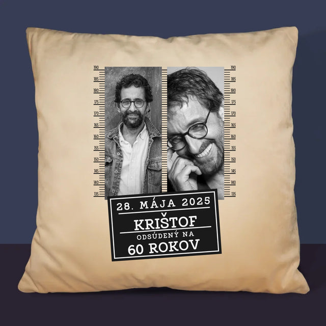 Fotokoláž: Odsúdený Na 60 Rokov - Vankúš 
