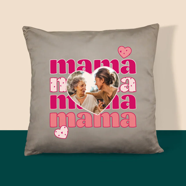 Fotografia A Podpis: Slová Mama - Vankúš 