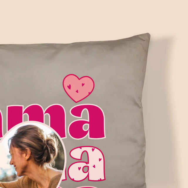 Fotografia A Podpis: Slová Mama - Vankúš 