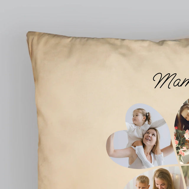 Fotokoláž: Mami, Vďaka Tebe Sme Šťastní! - Vankúš 