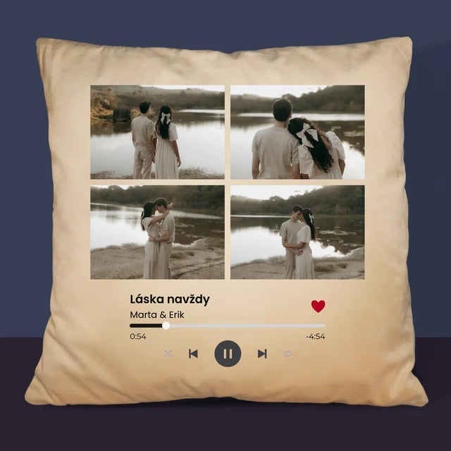 Fotokoláž: Spotify 4 Fotografia - Vankúš 