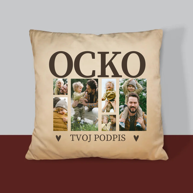 Fotokoláž: Ocko S Podpisom - Vankúš 