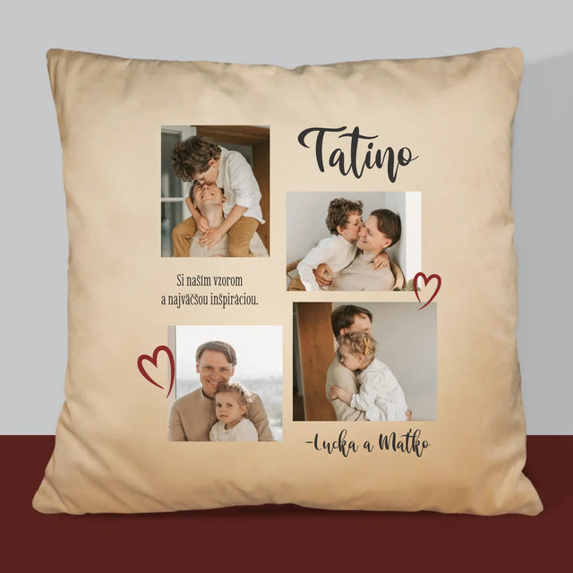 Fotokoláž: Tatino - Vankúš 
