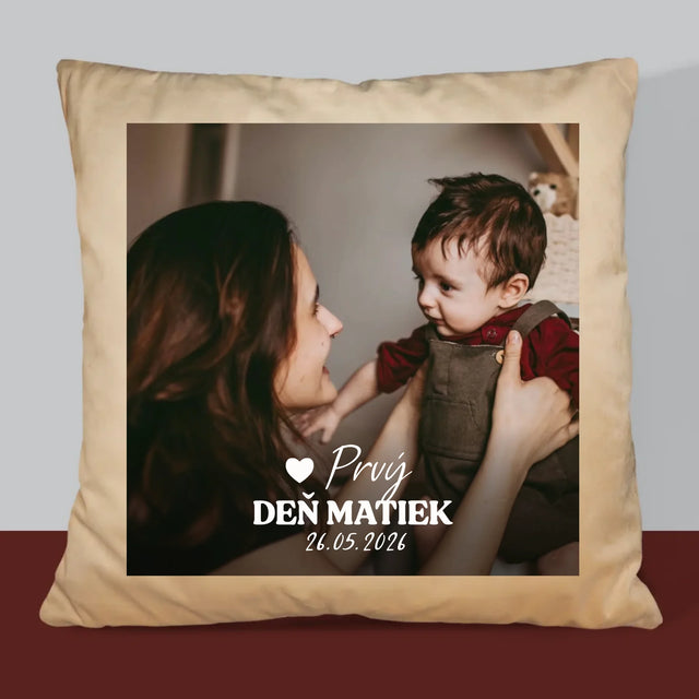 Fotografia A Podpis: Prvý Deň Matiek Srdce - Vankúš 