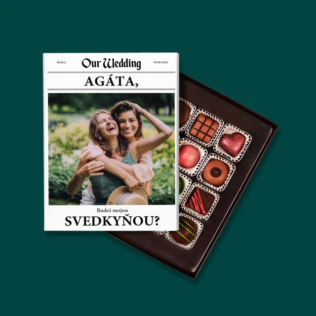 Fotografia A Podpis: Vysnívaná Svedkyňa - Pralinky