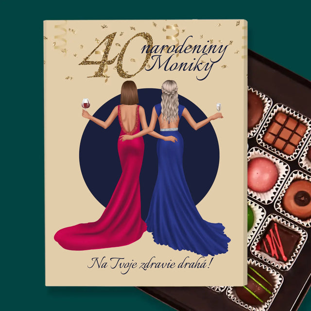Tvorenie Postavy: 40. Narodeniny Kamarátky - Pralinky