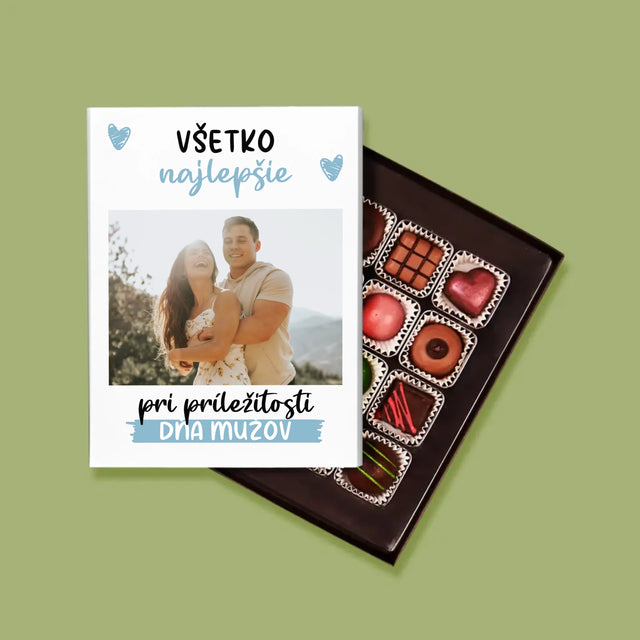 Fotografia A Podpis: Všetko Najlepšiu K Dňu Mužov - Pralinky