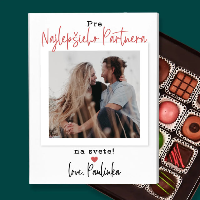 Fotografia A Podpis: Pre Najlepšieho Partnera - Pralinky