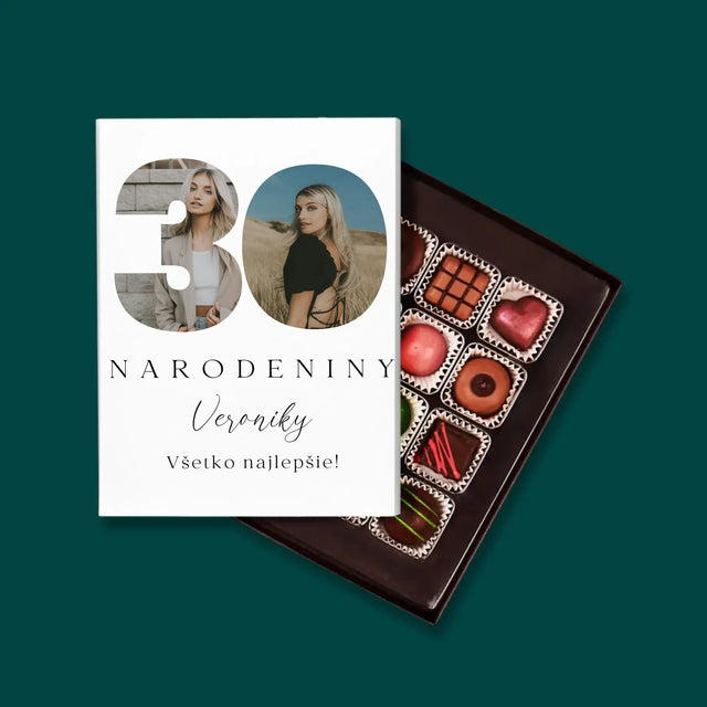 Slovo Z Fotografií: 30. Narodeniny Podpis - Pralinky
