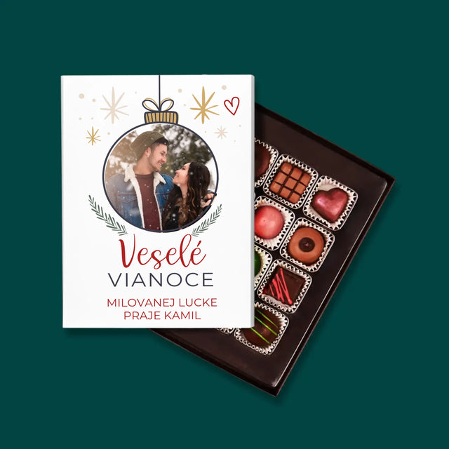 Fotografia A Podpis: Veselé Vianoce Guľa - Pralinky