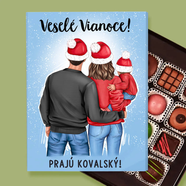 Tvorenie Postavy: Vianočná Rodina - Pralinky