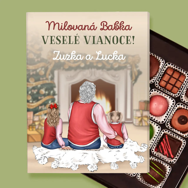 Tvorenie Postavy: Babka Veselé Vianoce - Pralinky