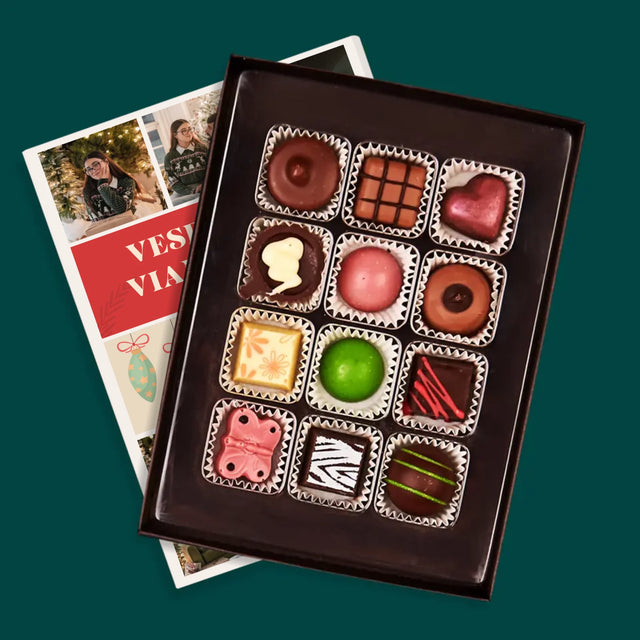 Fotokoláž: Vianočné Fotografie - Pralinky