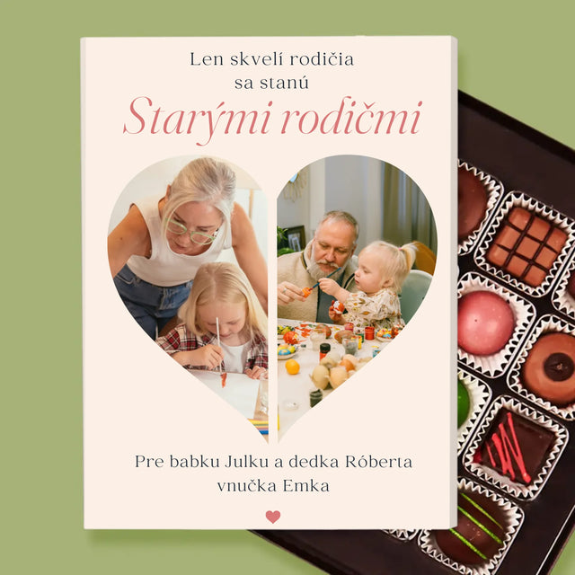 Fotokoláž: Skvelí Rodičia Sa Stanú Starými Rodičmi - Pralinky