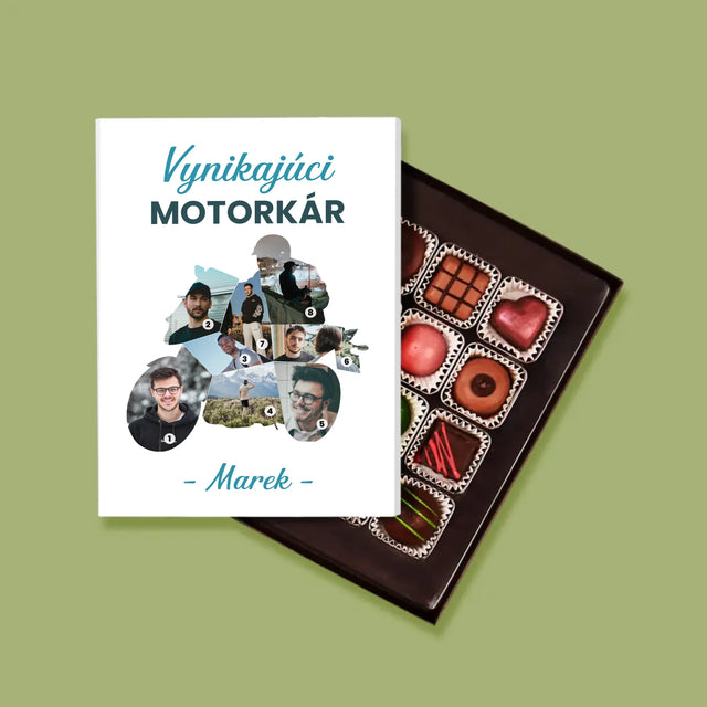 Tvar Z Fotografií: Vynikajúci Motorkár - Pralinky