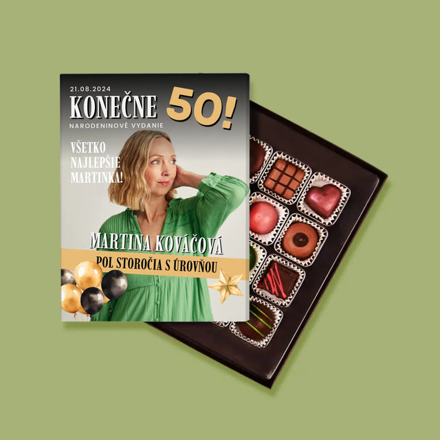Obálka Časopisu: Konečne 50 - Pralinky