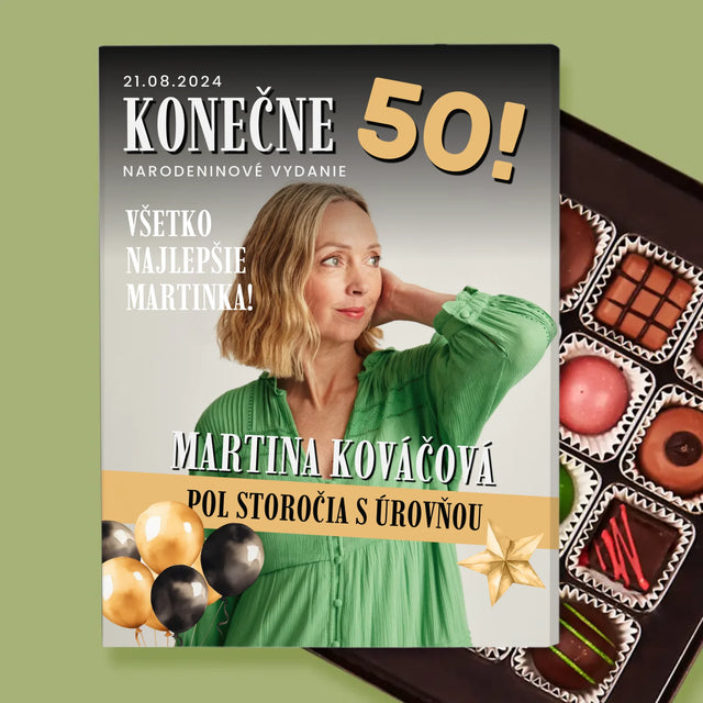 Obálka Časopisu: Konečne 50 - Pralinky