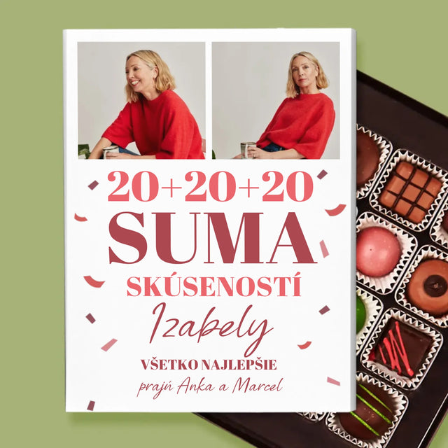 Fotokoláž: Suma Skúseností - Pralinky