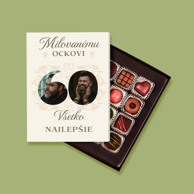 Slovo Z Fotografií: Milovanému Ockovi K 60. Narodeninám - Pralinky