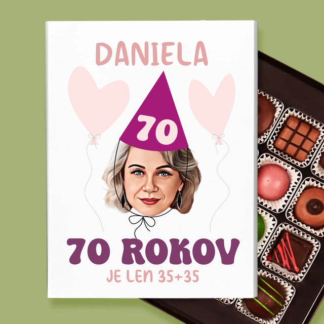Tvoja Postava: Narodeninový Portrét - Pralinky