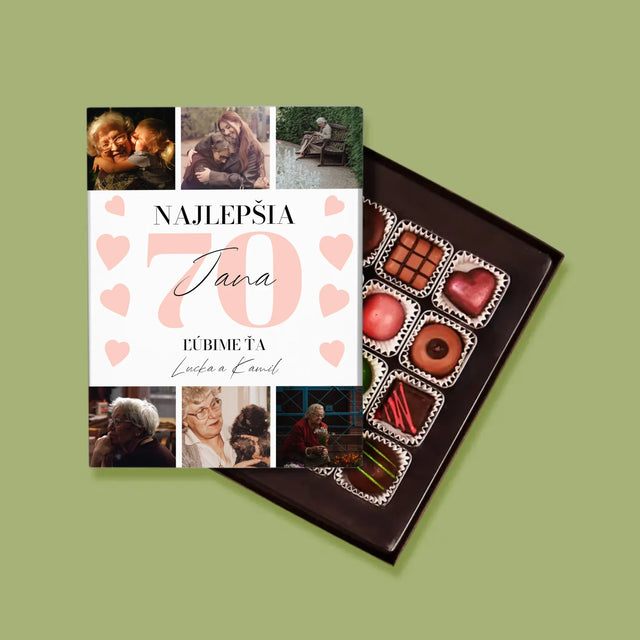 Fotokoláž: Najlepšia 70 - Pralinky