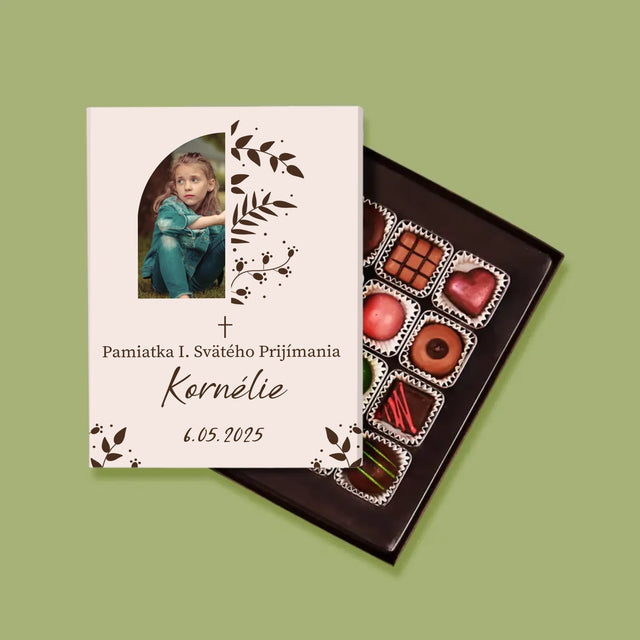 Fotografia A Podpis: Prvé Sväté Prijímanie Lístky - Pralinky