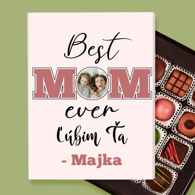 Fotokoláž: Best Mom Ever - Pralinky