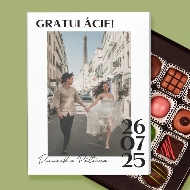 Fotografia A Podpis: Gratulácie K Svadbe - Pralinky