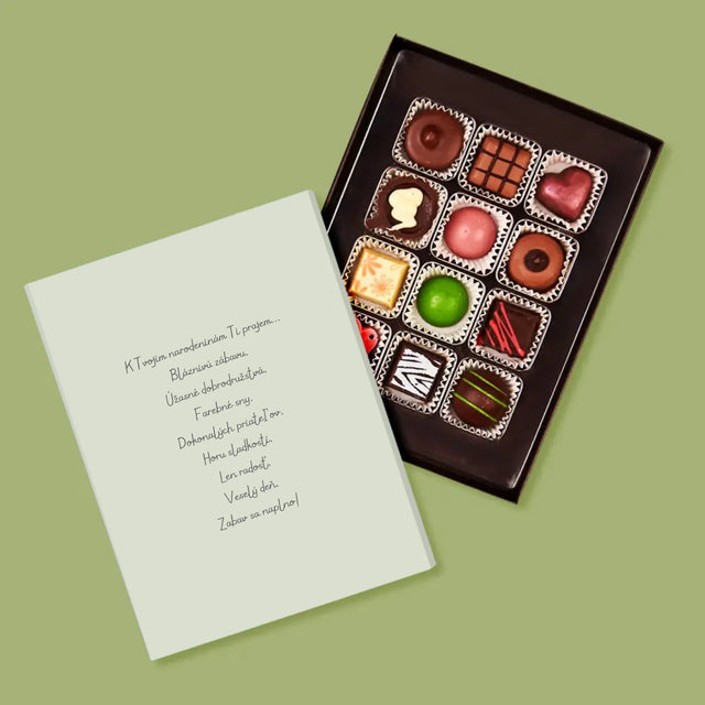 Fotografia A Podpis: Happy Birthday - Pralinky
