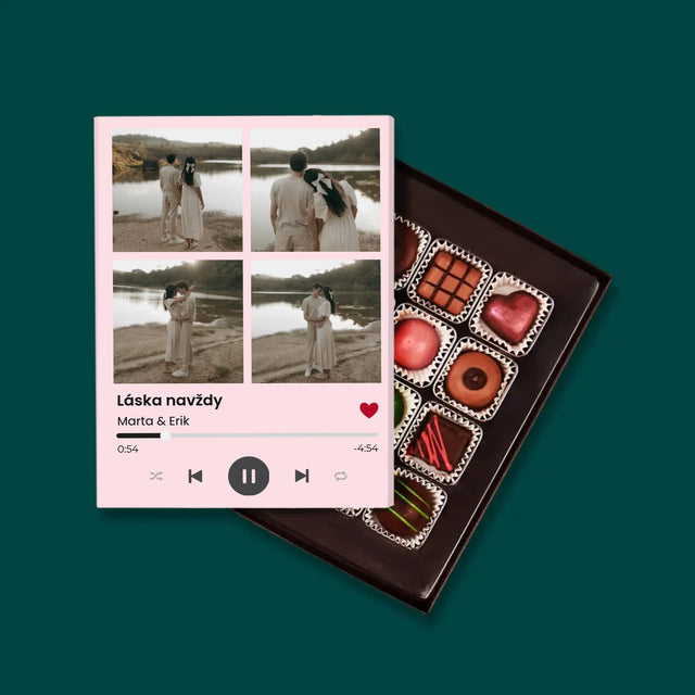Fotokoláž: Spotify 4 Fotografia - Pralinky