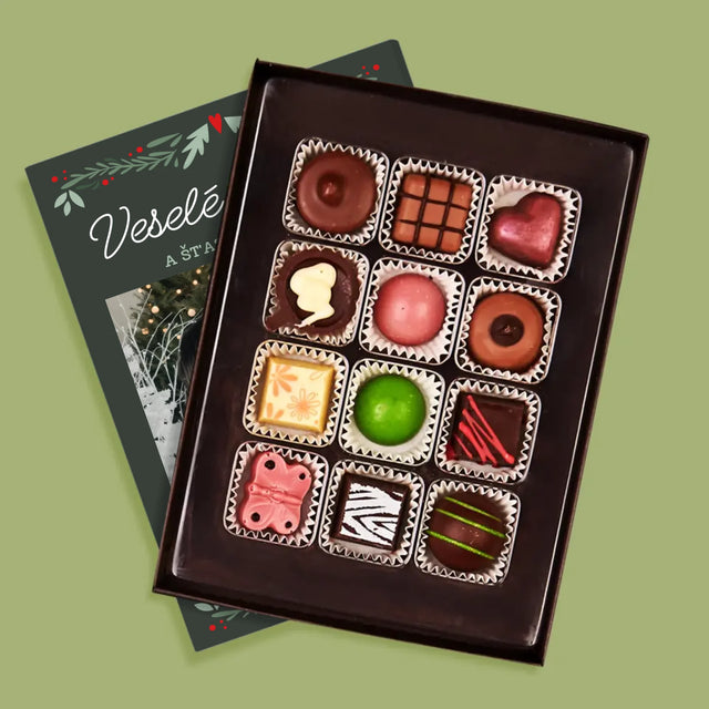 Fotografia A Podpis: Veselé Vianoce Elegant - Pralinky