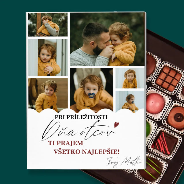 Fotokoláž: Všetko Najlepšie K Dňu Otcov - Pralinky