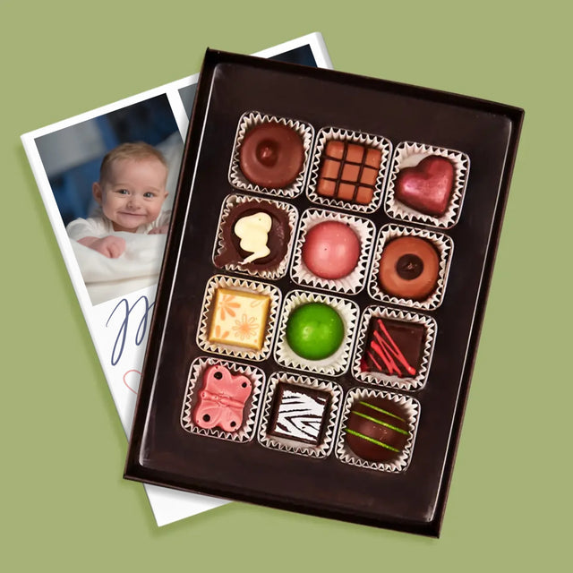 Fotokoláž: Krstná Mama - Prosba - Pralinky