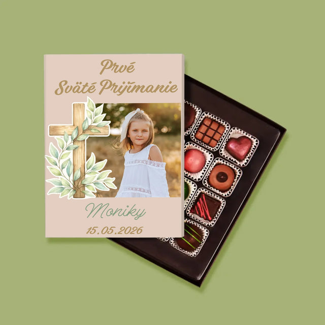 Fotografia A Podpis: Prvé Sväté Prijímanie Kríž - Pralinky