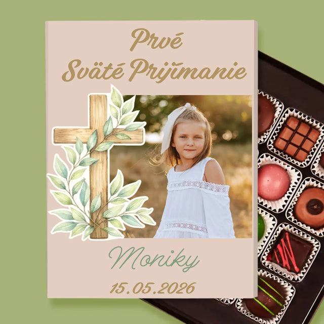 Fotografia A Podpis: Prvé Sväté Prijímanie Kríž - Pralinky