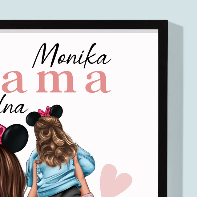 Tvorenie Postavy: Ideálna Mama - Zarámováná Tlač 30X40 (Vertikálne)
