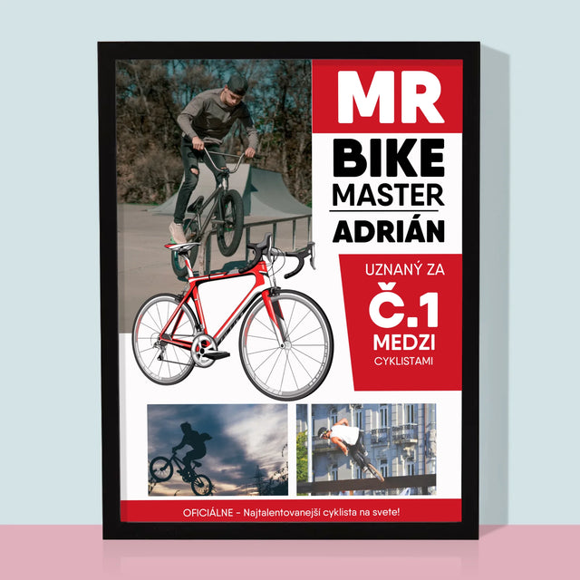 Obálka Časopisu: Mr Bike Master - Zarámováná Tlač 30X40 (Vertikálne)