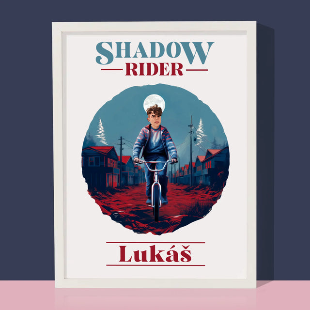 Tvoja Postava: Shadow Rider - Zarámováná Tlač 30X40 (Vertikálne)