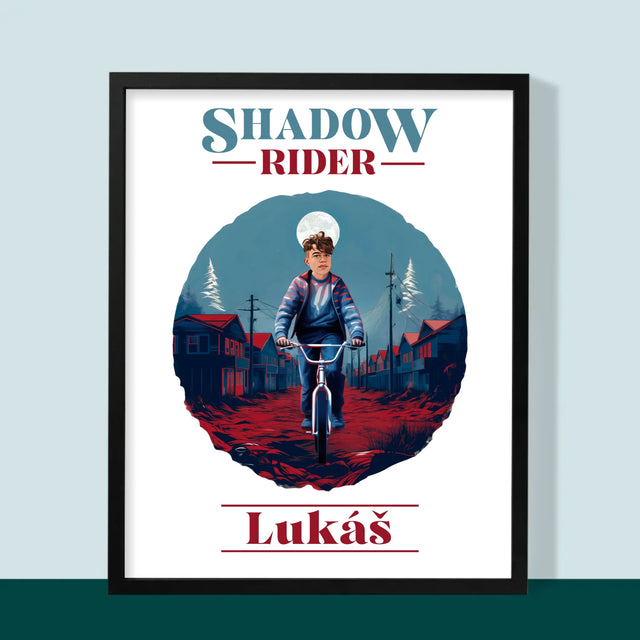 Tvoja Postava: Shadow Rider - Zarámováná Tlač 30X40 (Vertikálne)