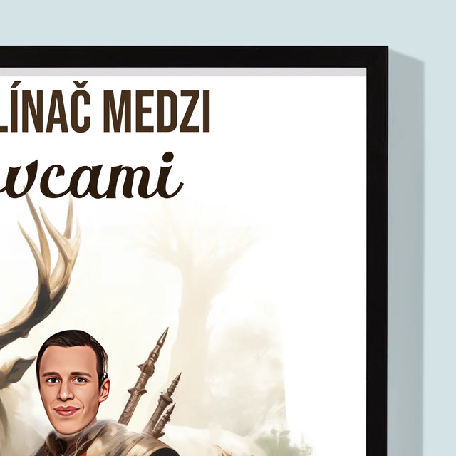 Tvoja Postava: Zaklínač Medzi Lovcami - Zarámováná Tlač 30X40 (Vertikálne)